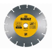 Диск алмазный DeWALT, 125х1.8x22.2мм, сегментный, сухой рез, для резки основных строительных материалов : кирпич, бетон, цементная стяжка.
