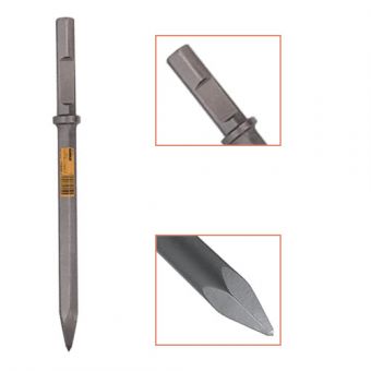 Зубило DeWALT 19мм шестиграник, пиковое, 600мм