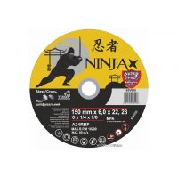 Круг шліфувальний по металу NINJA ТМ "VIROK" тип 27 Ø=150х22.23 мм t=6 мм